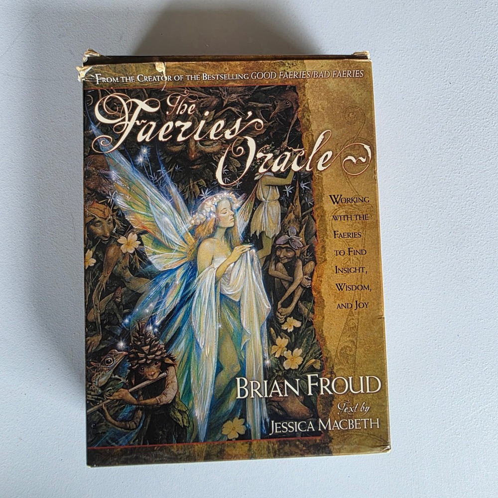The Faeries Oracle Brian Froud Jessica Macbeth 66 Card Deck Book Set